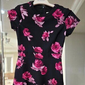 Kate spade dress flower print size 00 excellent condition
